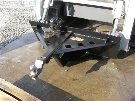 add a powered skid steer hitch|skid steer hitch receiver attachment.